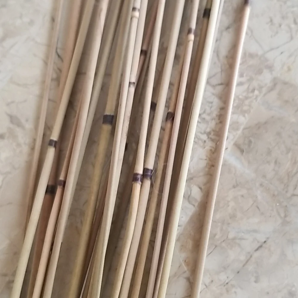 Bundle of 20 strands of bamboo grass sticks